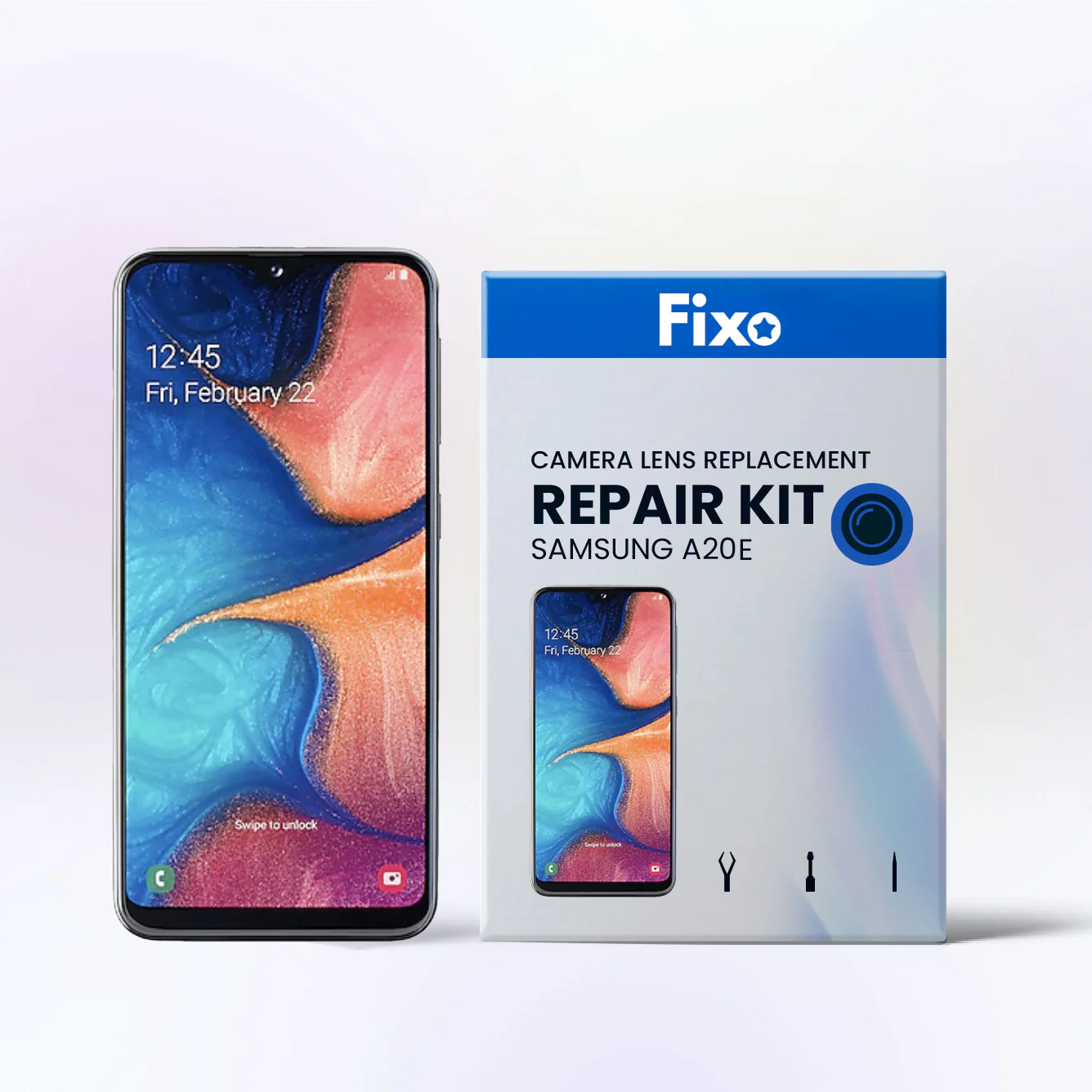 Samsung Galaxy A20e DIY Rear Camera Glass Repair Kit