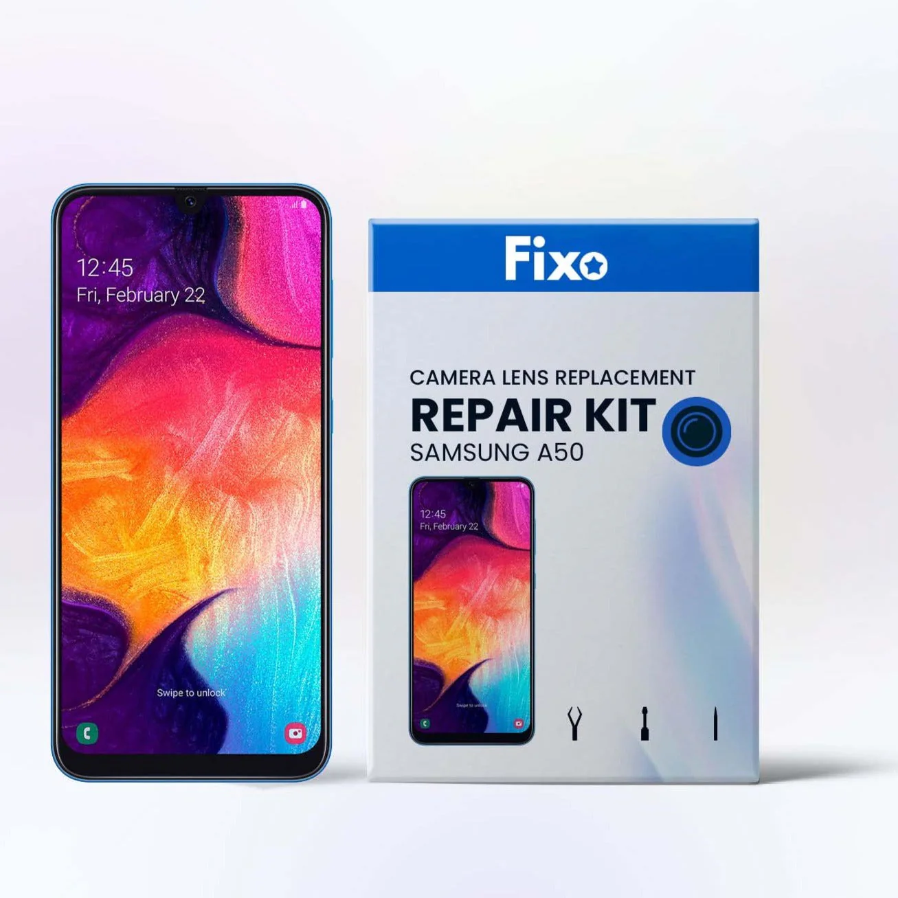 Samsung Galaxy A50 DIY Rear Camera Glass Repair Kit