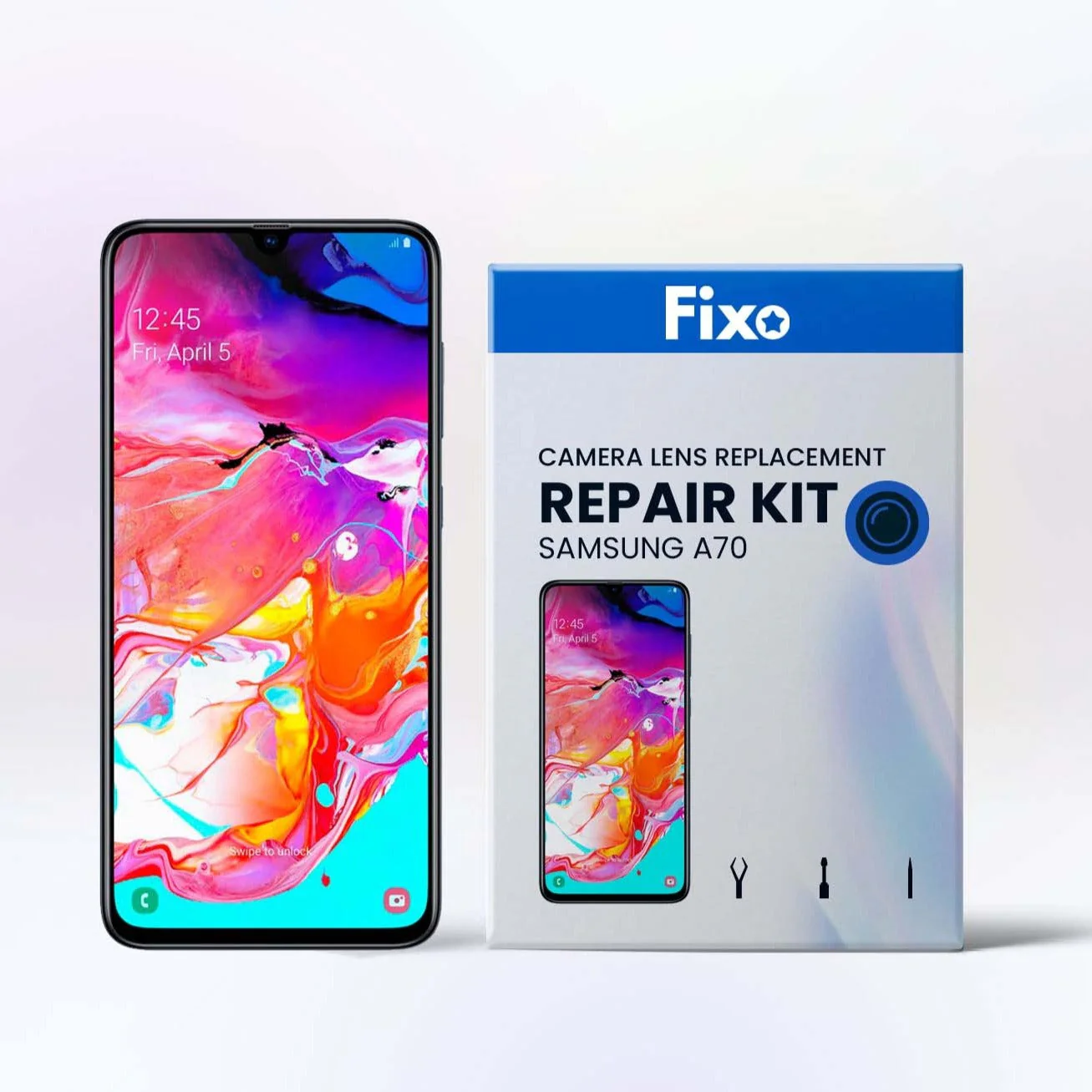 Samsung Galaxy A70 DIY Rear Camera Glass Repair Kit