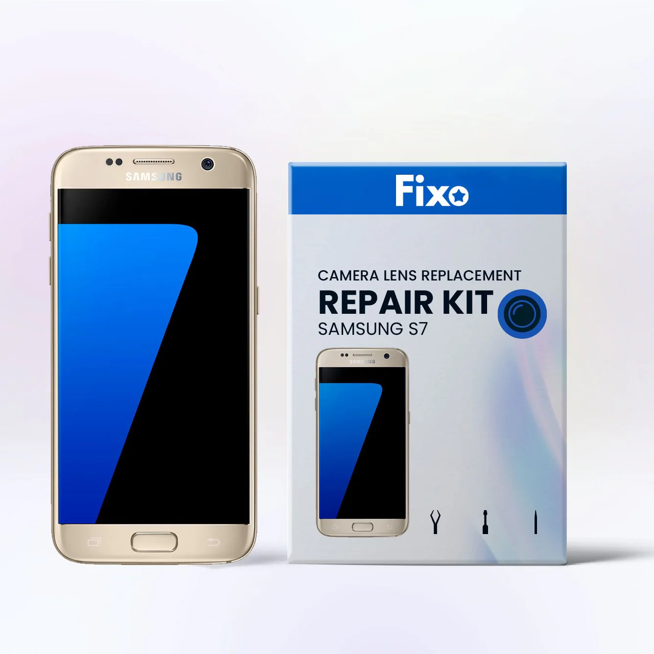 Samsung Galaxy S7 DIY Rear Camera Glass Repair Kit