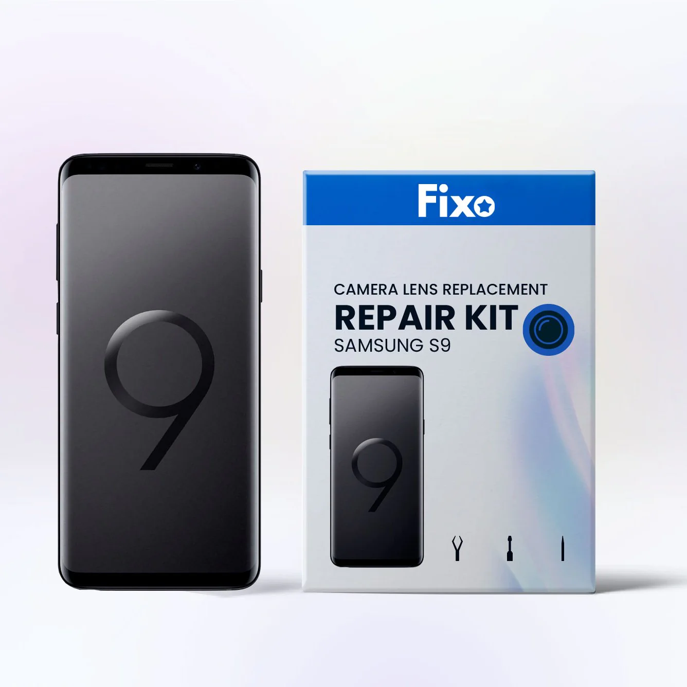 Samsung Galaxy S9 DIY Rear Camera Glass Replacement Kit