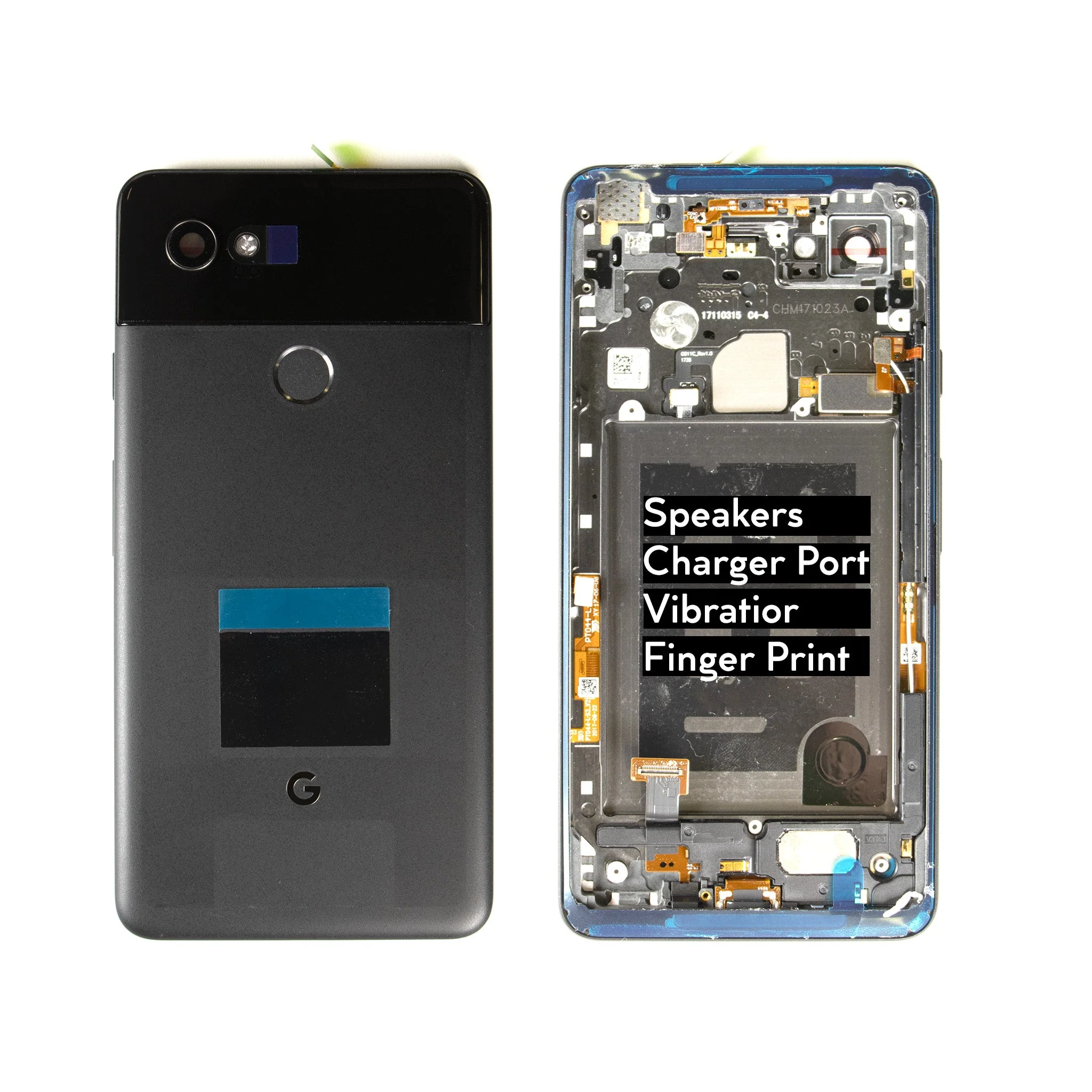 Google Pixel 2XL Replacement Rear Case Metal Housing