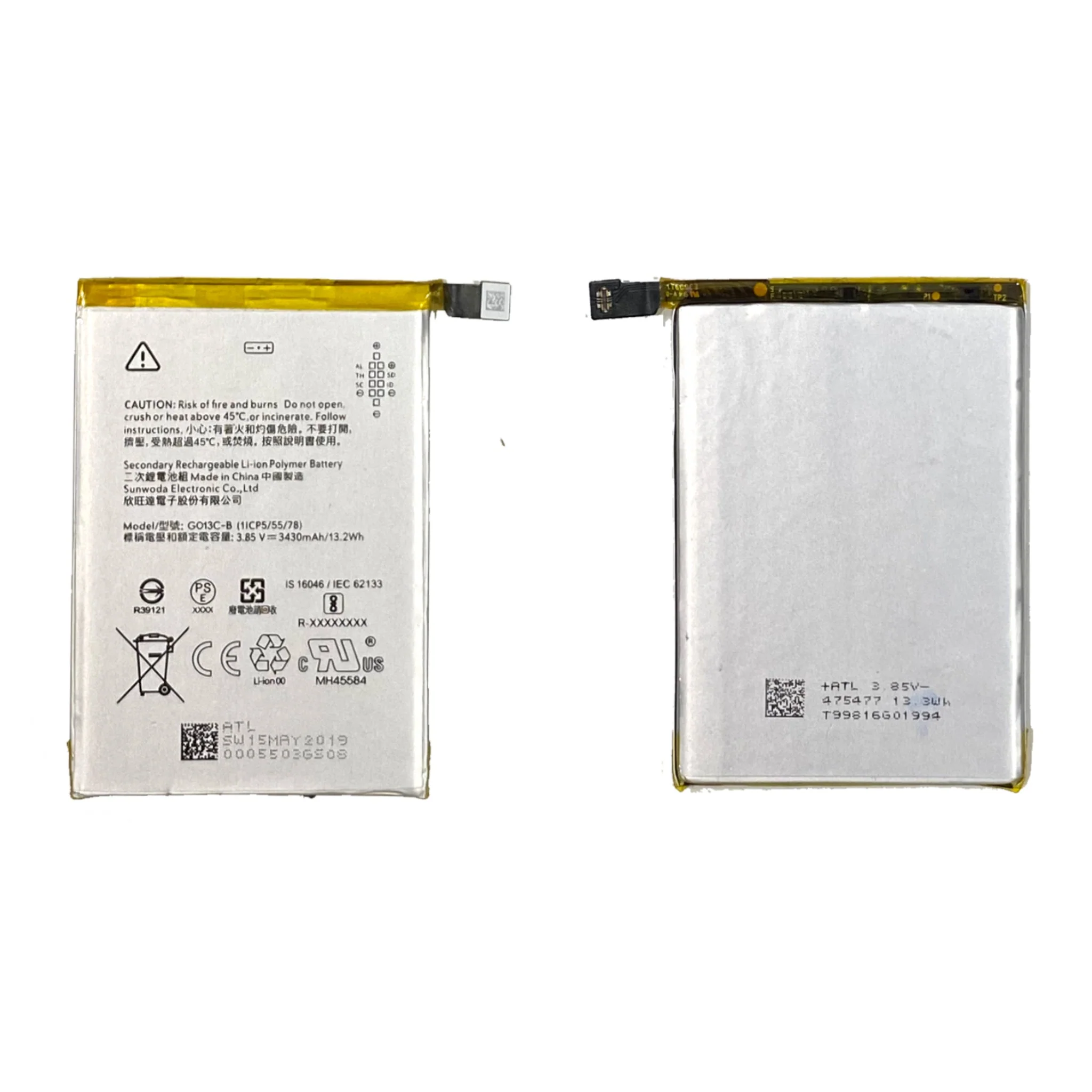 Google Pixel 3 XL Replacement Battery & Free Sticker Included