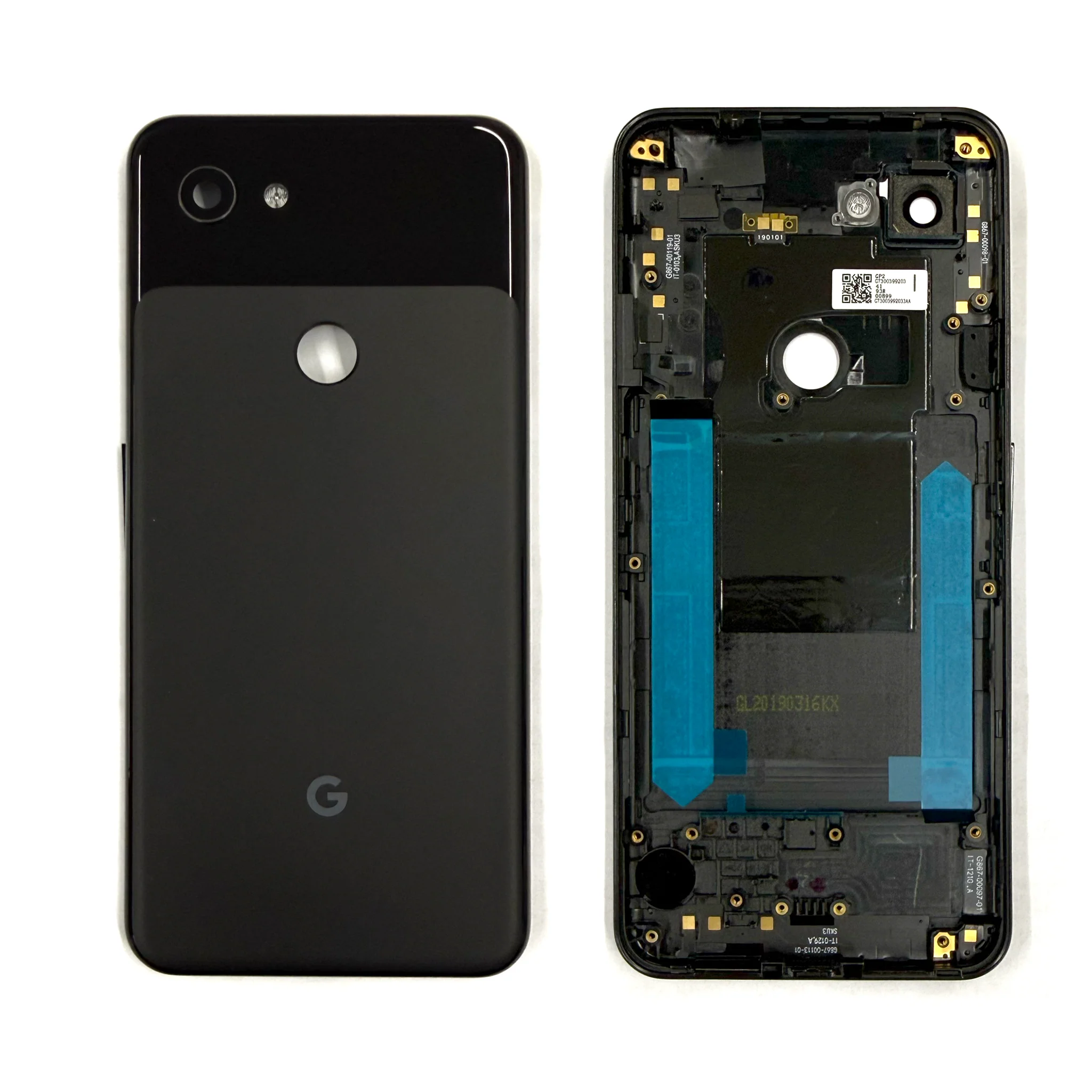 Google Pixel 3A Replacement Plastic Back/Battery Cover