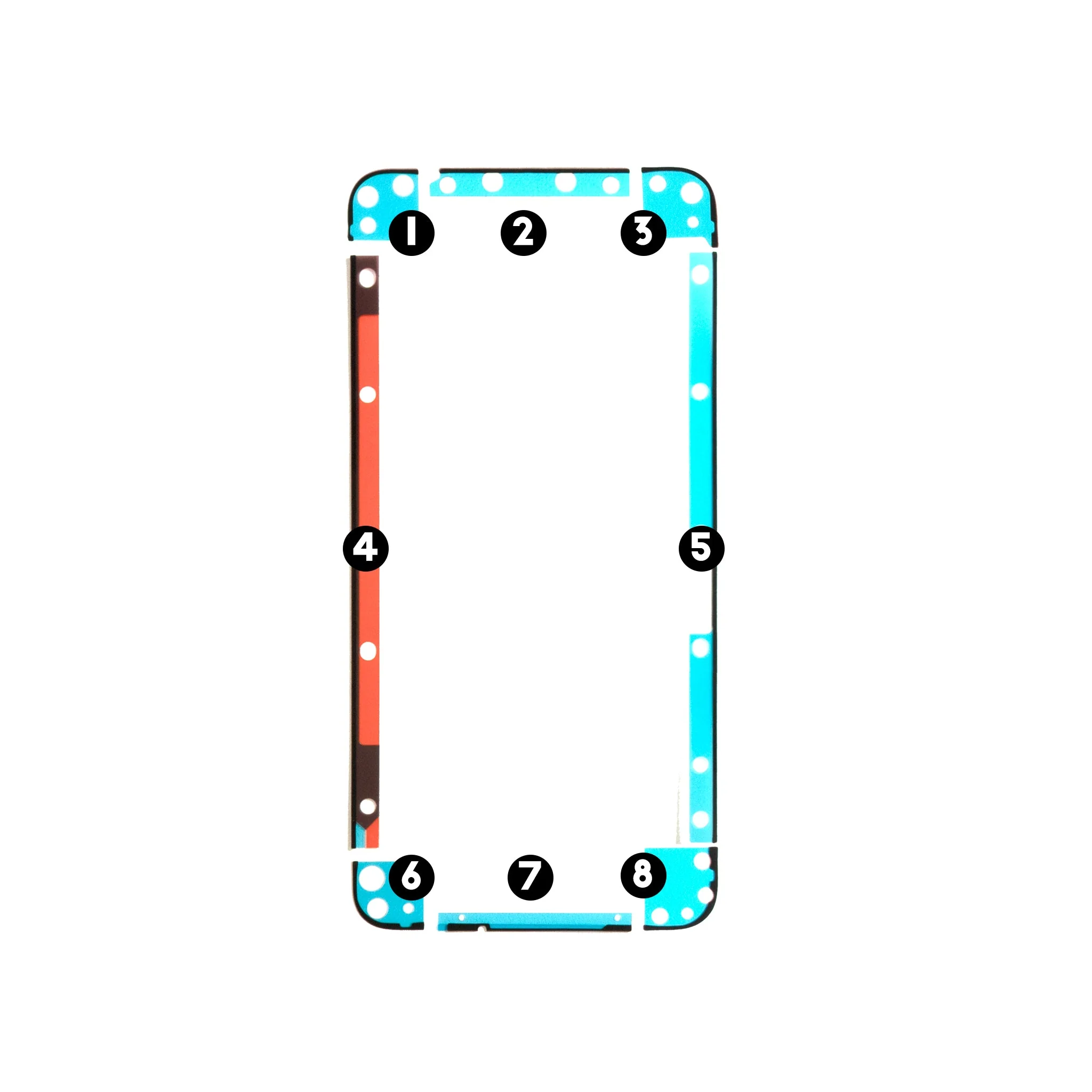 Google Pixel 4a Screen Adhesive Sticker - Google Genuine