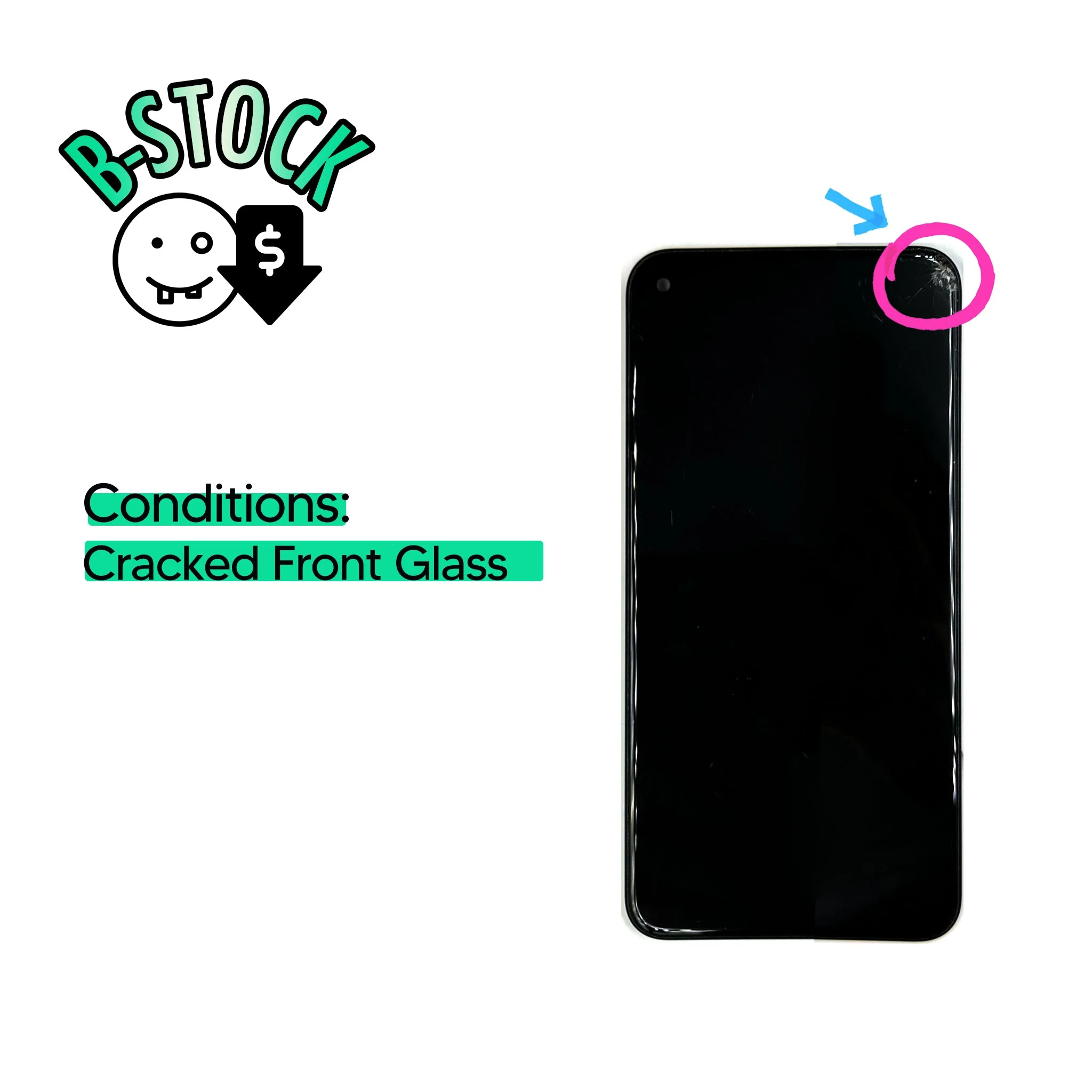 Google Pixel 5 Replacement LCD Screen Digitizer - Blemish