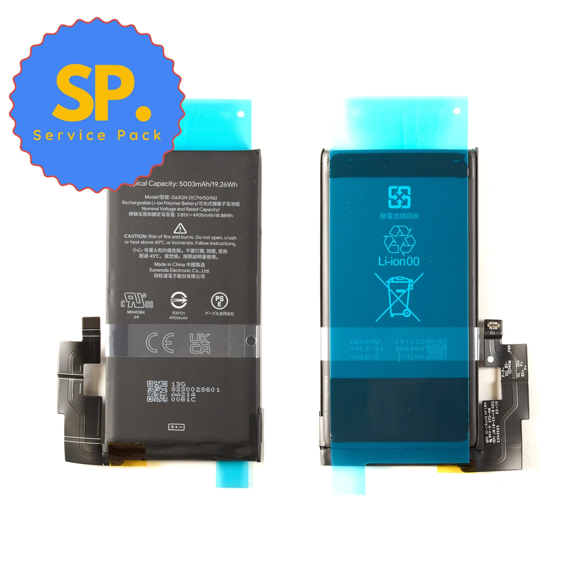Google Pixel 6 Pro Replacement Genuine Battery - Service Pack