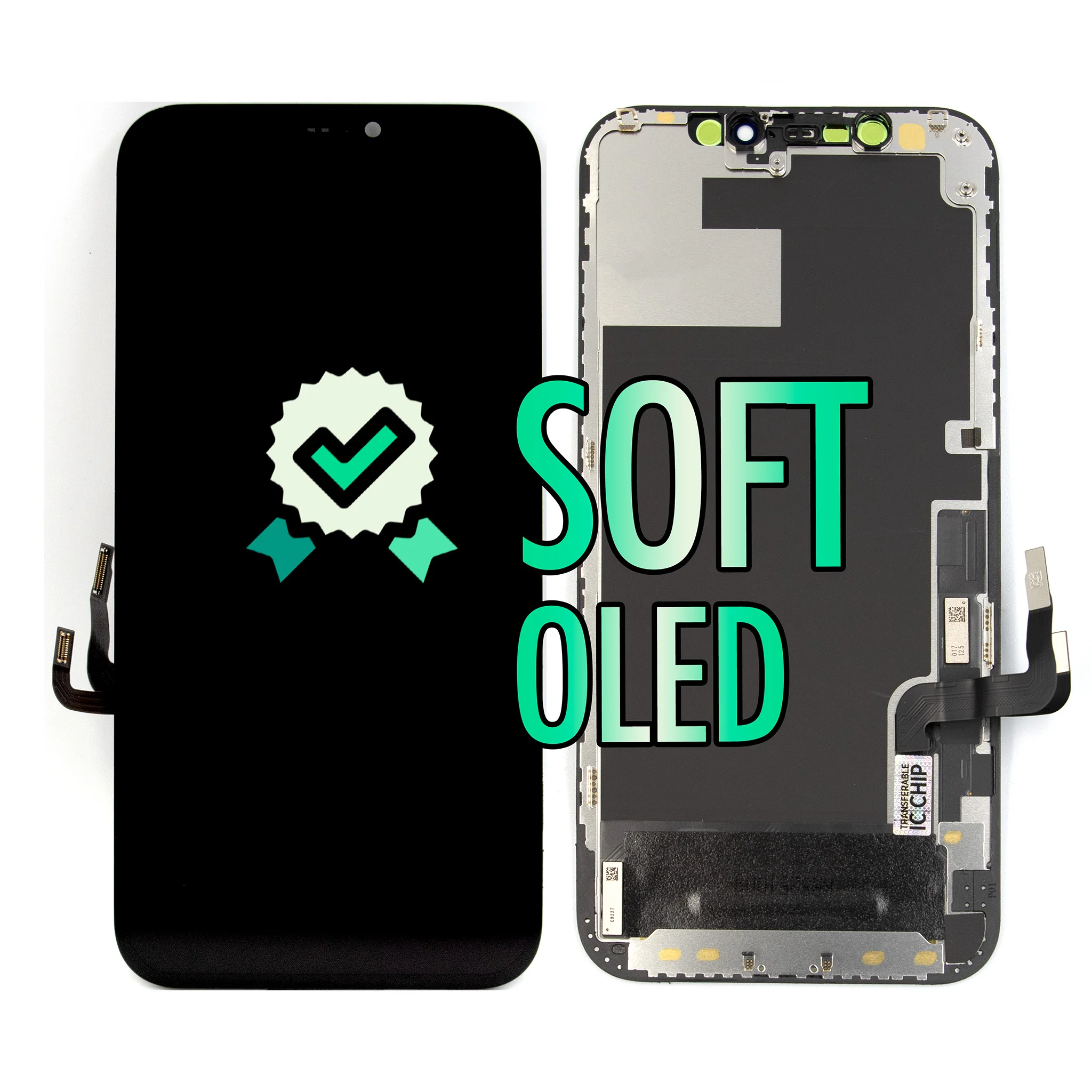 iPhone 12 Replacement LCD Glass Screen - Soft OLED