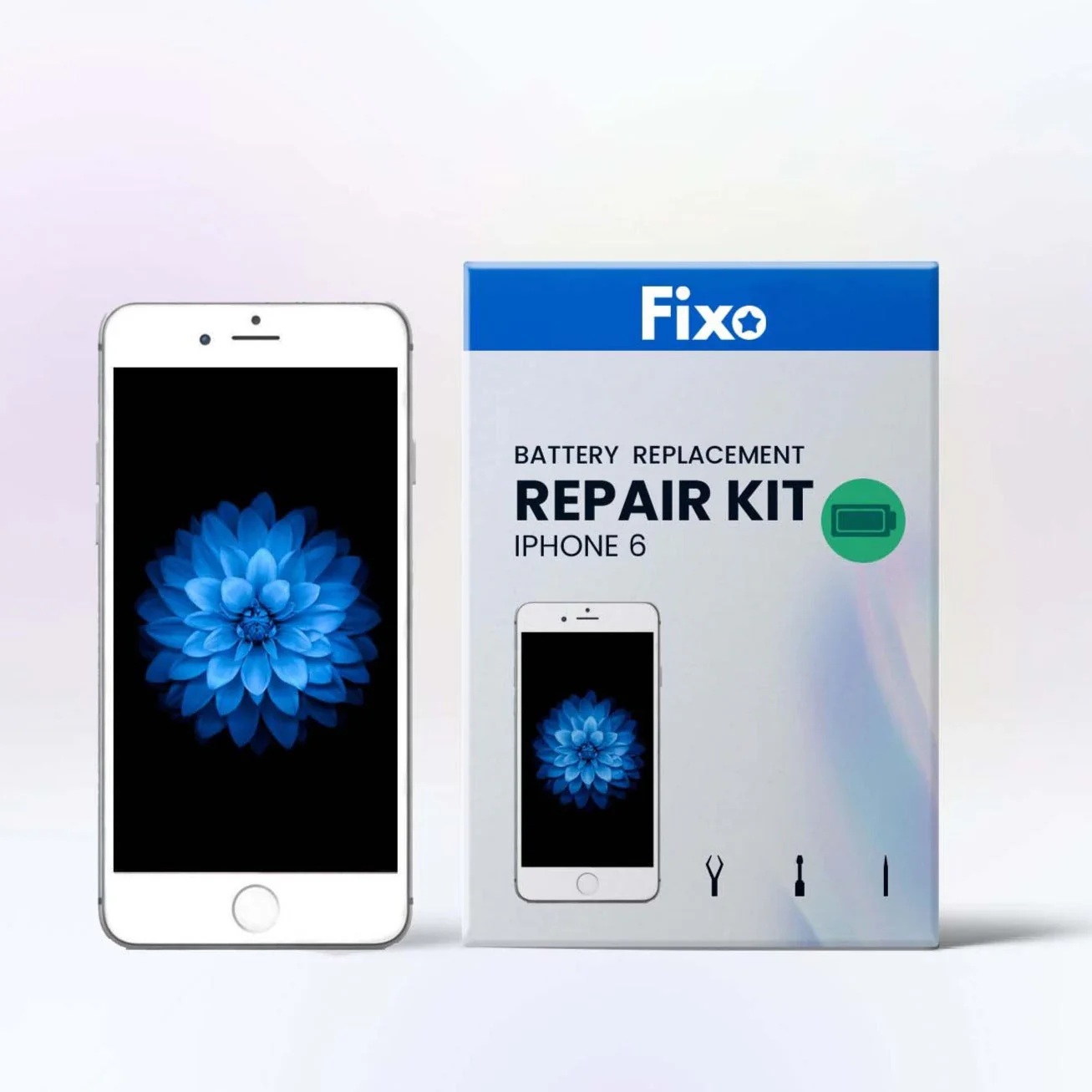 iPhone 6 DIY Battery Replacement Kit (High Capacity + Tools)