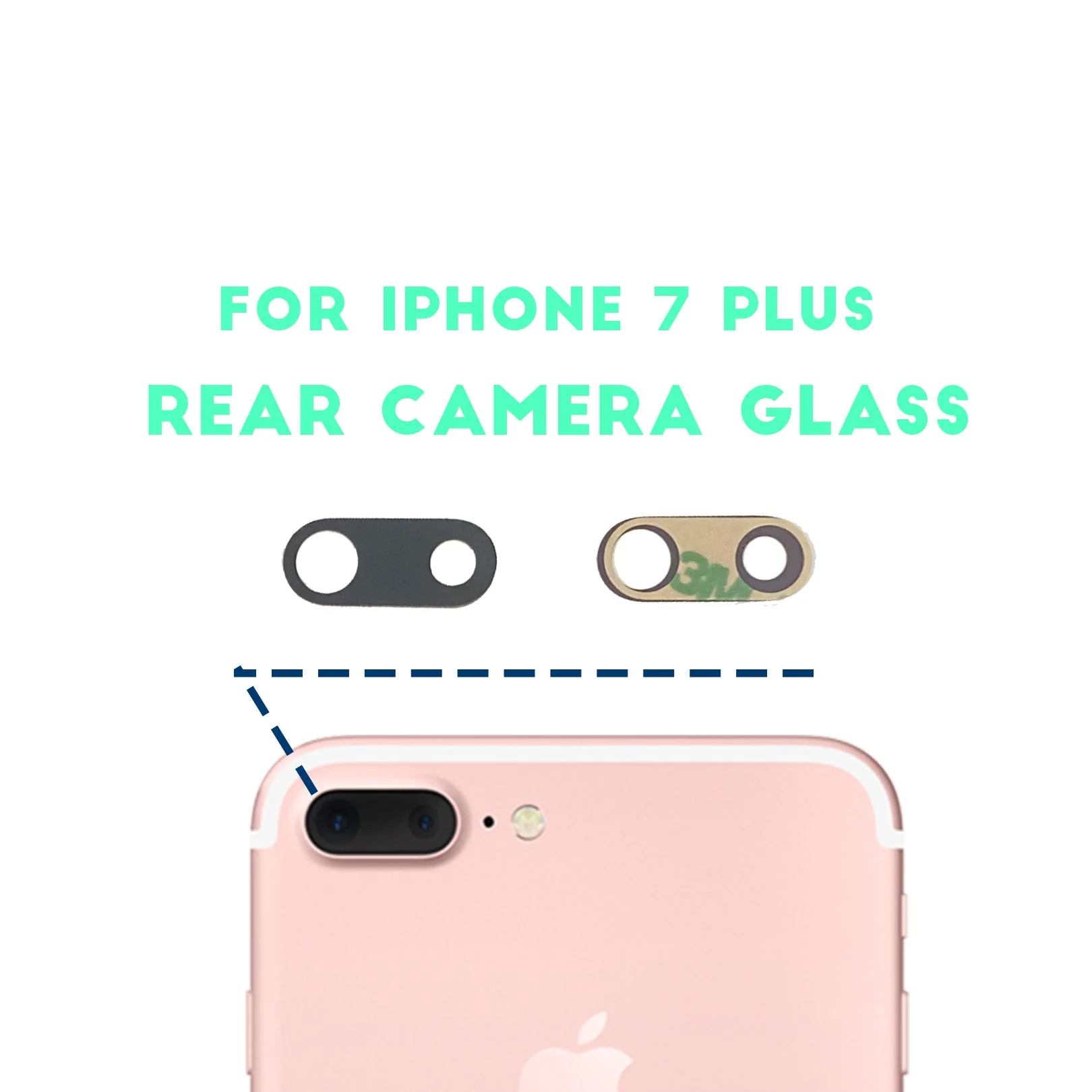 iPhone 7 Plus Replacement Rear Camera Lens Glass