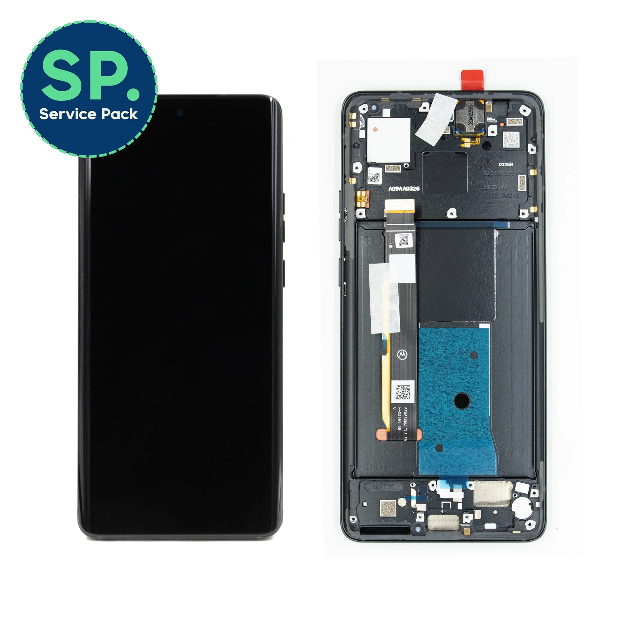 Motorola Edge 40 Replacement LCD Screen with Frame (Service Pack)
