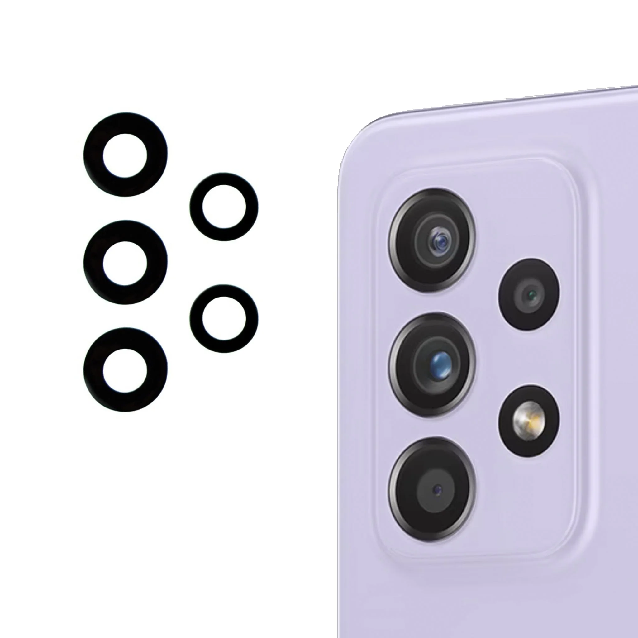 Samsung Galaxy A52 Replacement Rear Camera Lens Glass