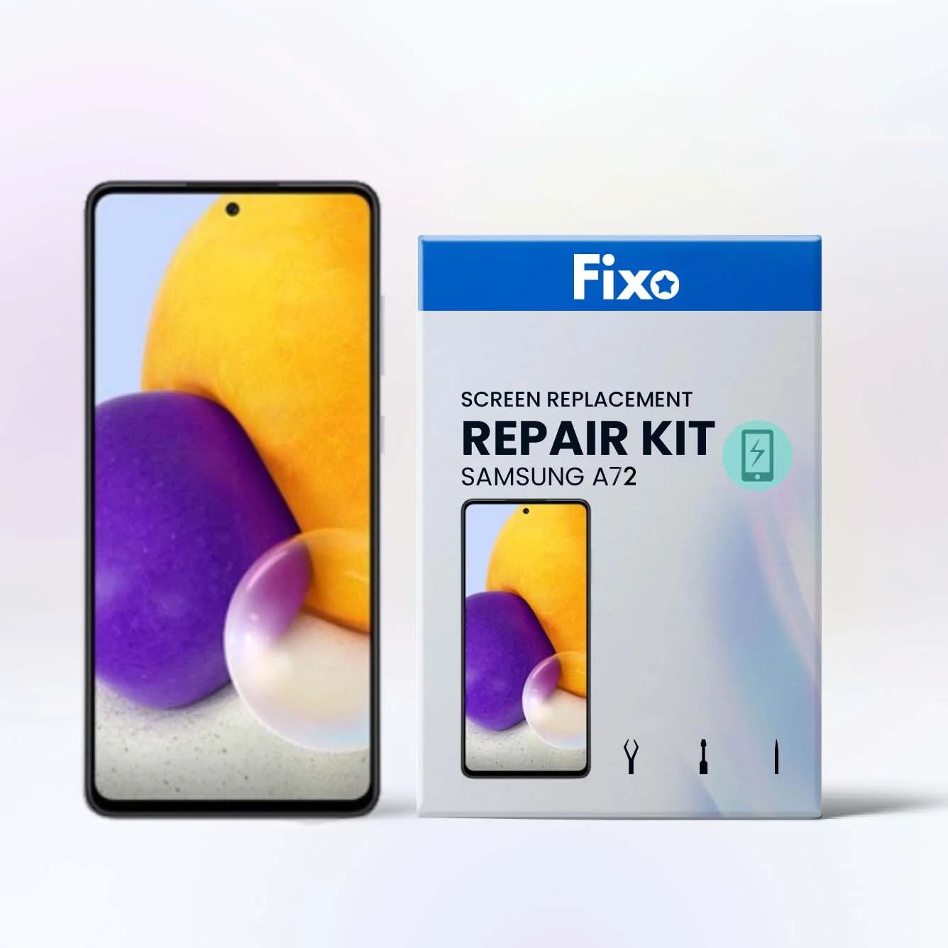 Samsung Galaxy A72 4G DIY LCD Screen Repair Kit - Service Pack
