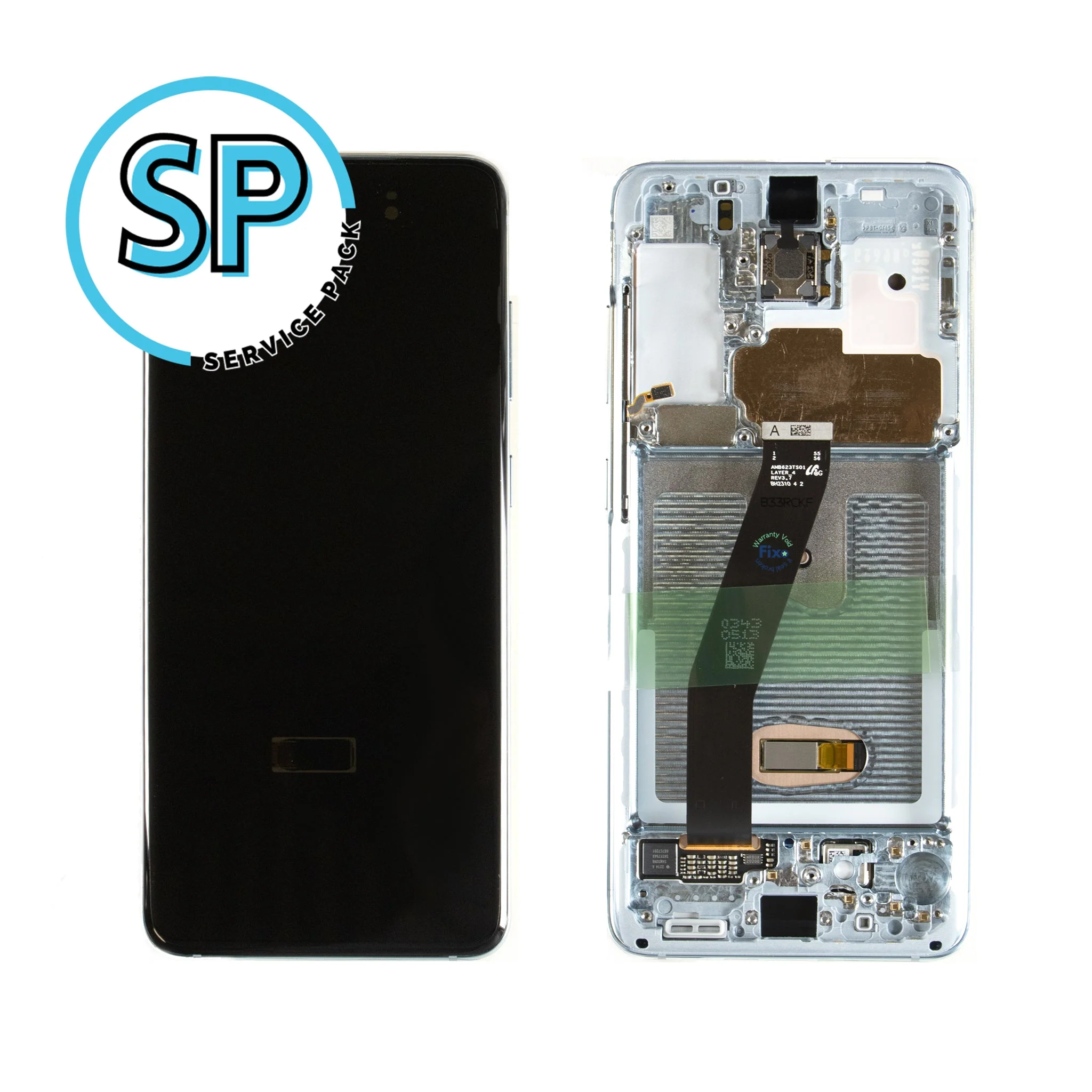 Samsung Galaxy S20 Replacement LCD Screen - Service Pack