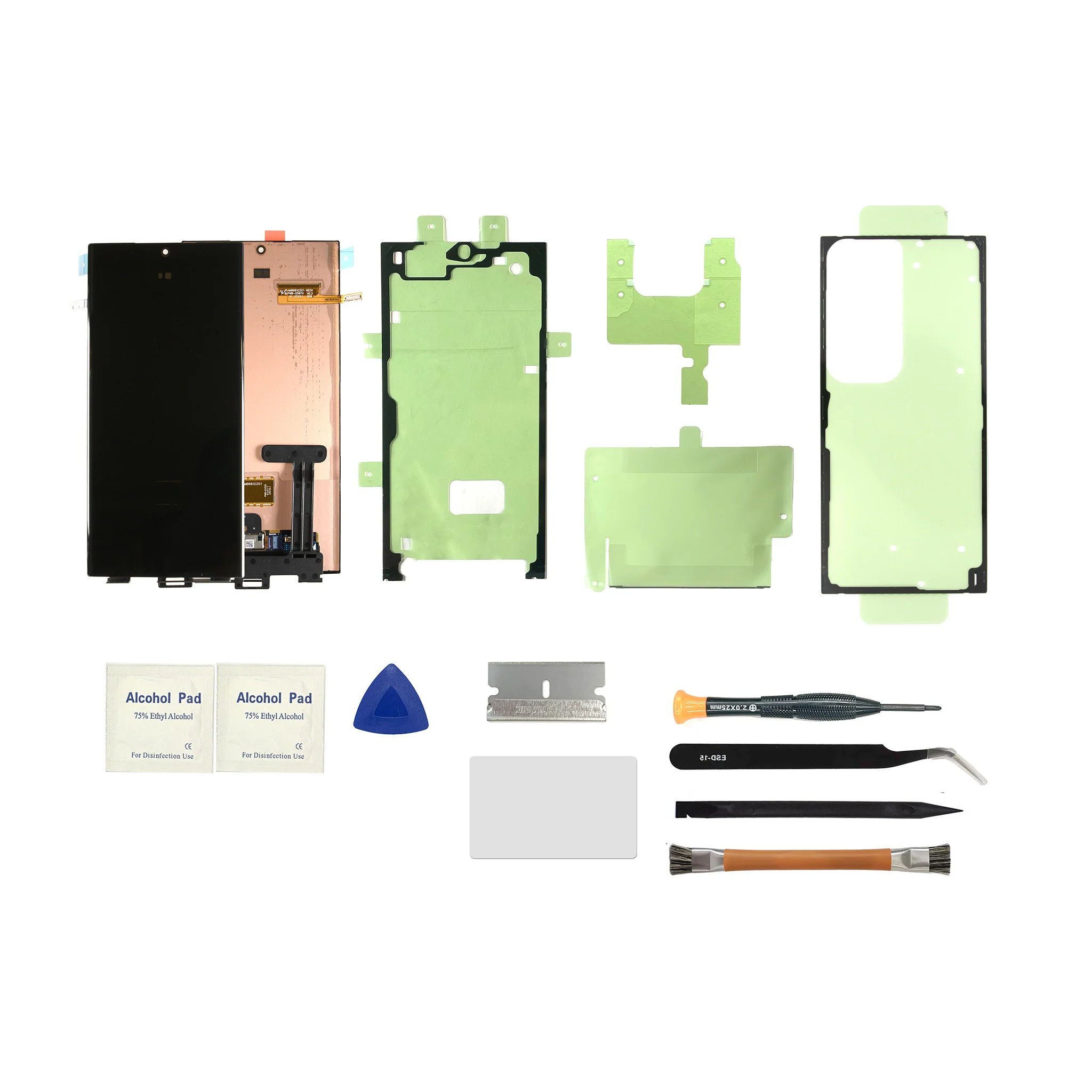 Samsung Galaxy S23 Ultra Screen Replacement DIY Kit (Genuine Parts) – Without Frame